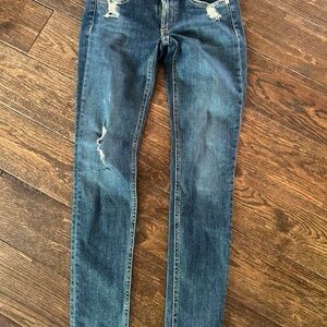rag & bone Blue Distressed Women Jeans